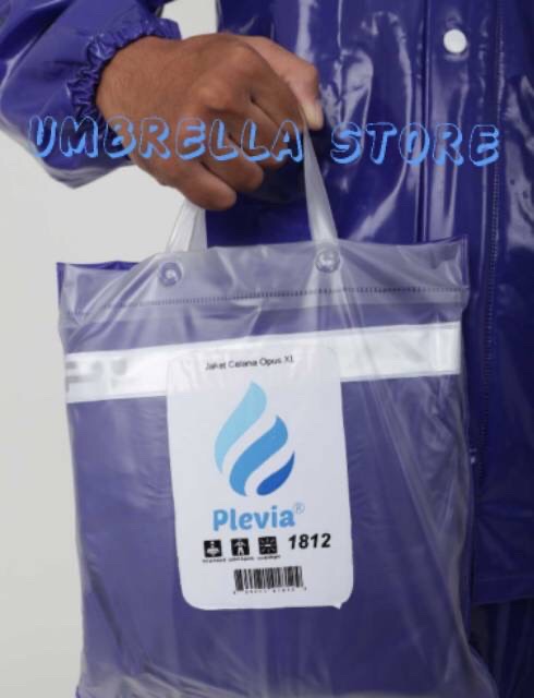 Jas hujan setelan Plevia Opus Bahan Rubber