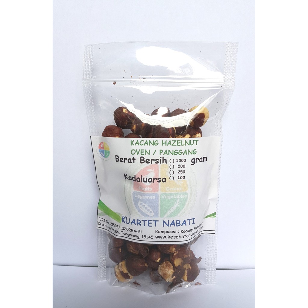 

100gr Roasted Hazelnut - Kacang Hazelnut Oven - Panggang - Matang - Rasa Original