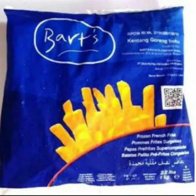 

Kentang Barts Murah 1kg French fries