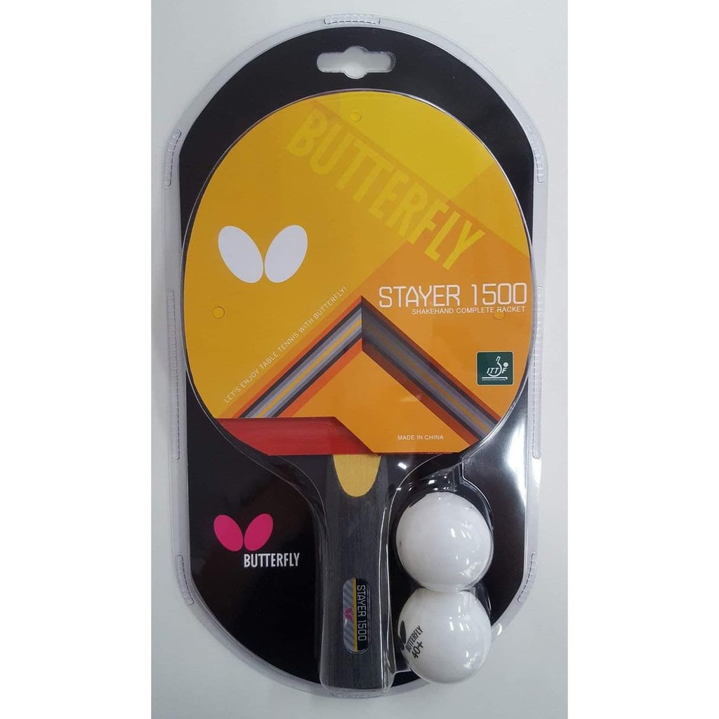 Bat Pingpong Butterfly Stayer 1500 Shopee Indonesia