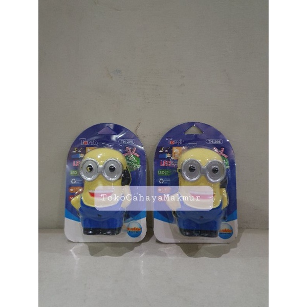 Lampu Tidur Karakter LED Minion Unik Lucu Mini / Lampu Tidur Anak