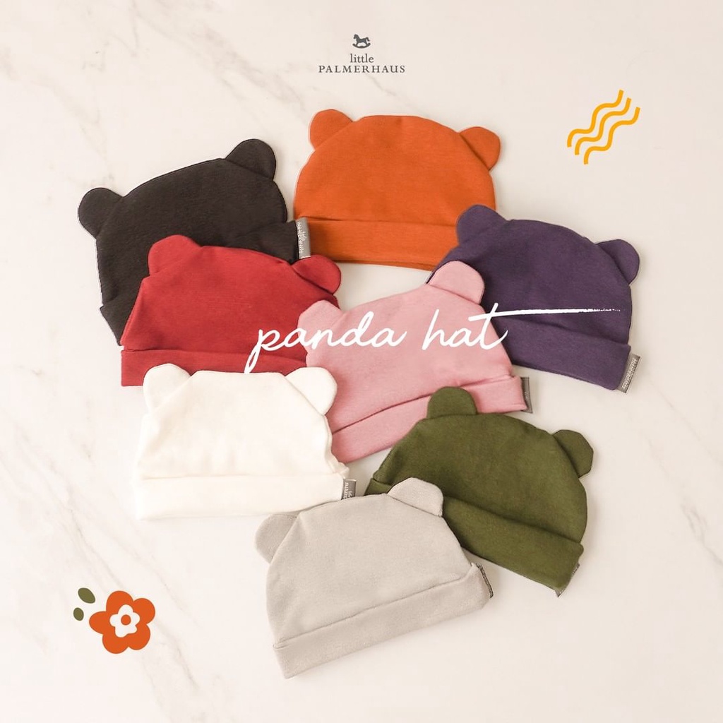 TOPI BAYI Little Palmerhaus - Panda Hat | BOHOPANNA BONNET / BONNET RUFFLE