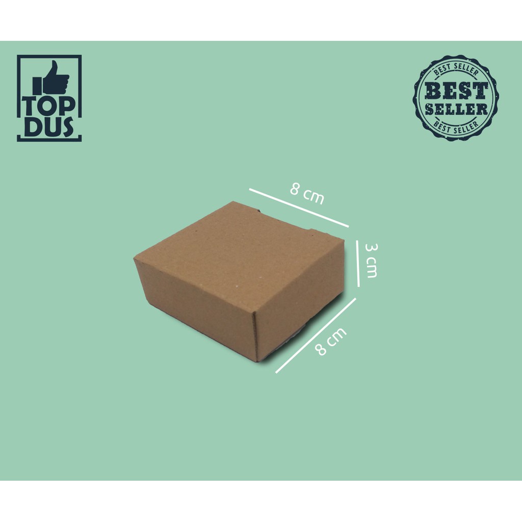 

Dus 8x8x3 Die Cut Box Murah ( kotak kado, dus serbaguna )