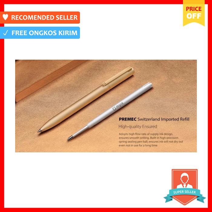 

Pulpen - Xiaomi Mijia Aluminum Rollerball Pen Refill - Alat Tulis