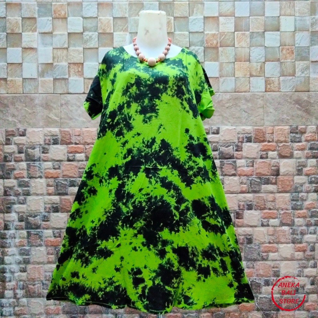 Daster payung tie dye Bali murah Uk-XL, Baju tidur, daster vega mega, pakaian Wanita, tye die casual, tie die, tye dye-Foto 05