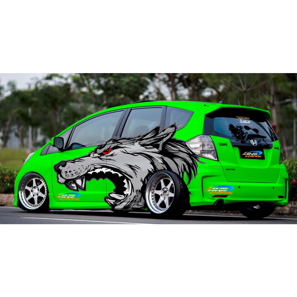 DECAL MOBIL JAZZ STIKER MOBIL JES AGYA AYLA BRIO YARIS KATANA KARIMUN SRIGALA WOLFPRINT