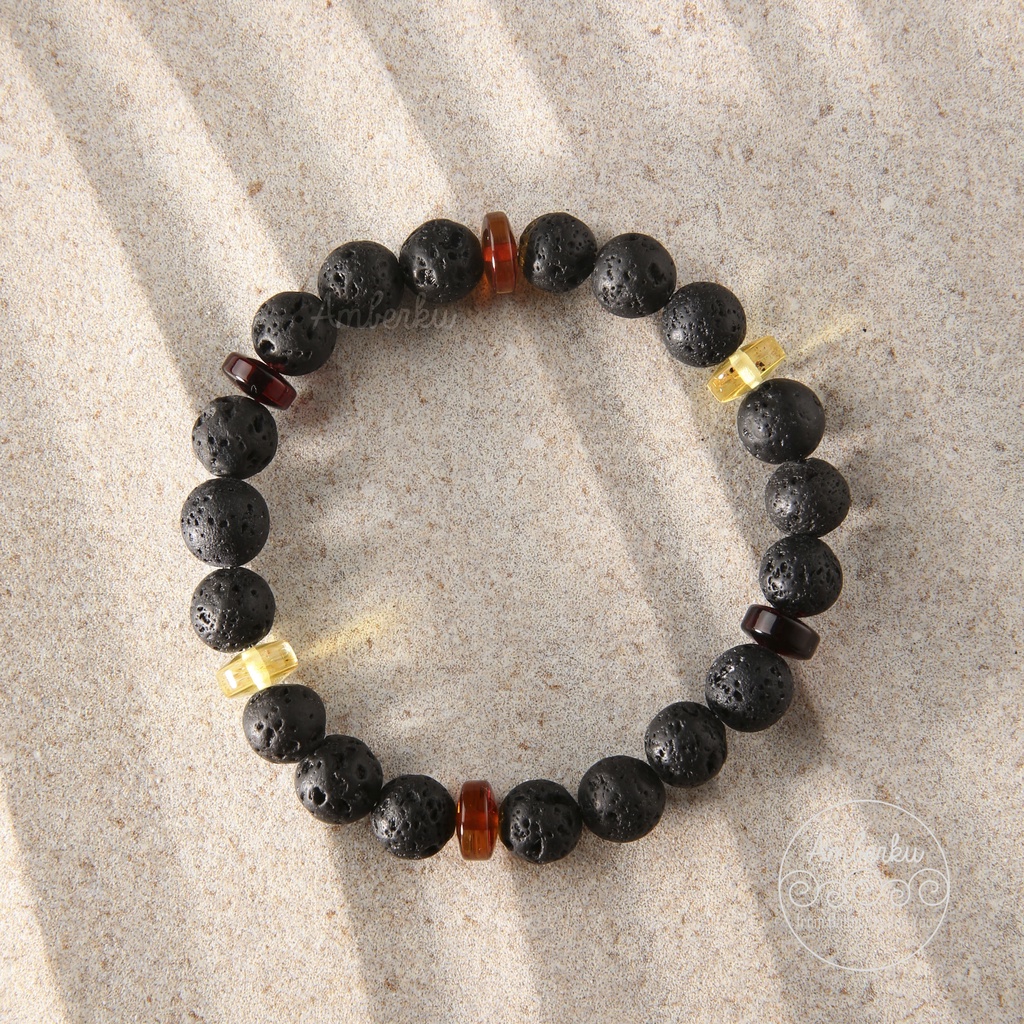 Gelang Dewasa dengan Amber Baltic GC5