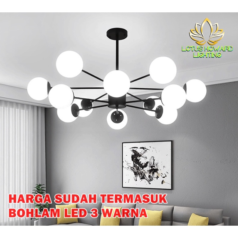 Jual Lampu Gantung Modern Minimalis Led Warna Lh Lampu Led