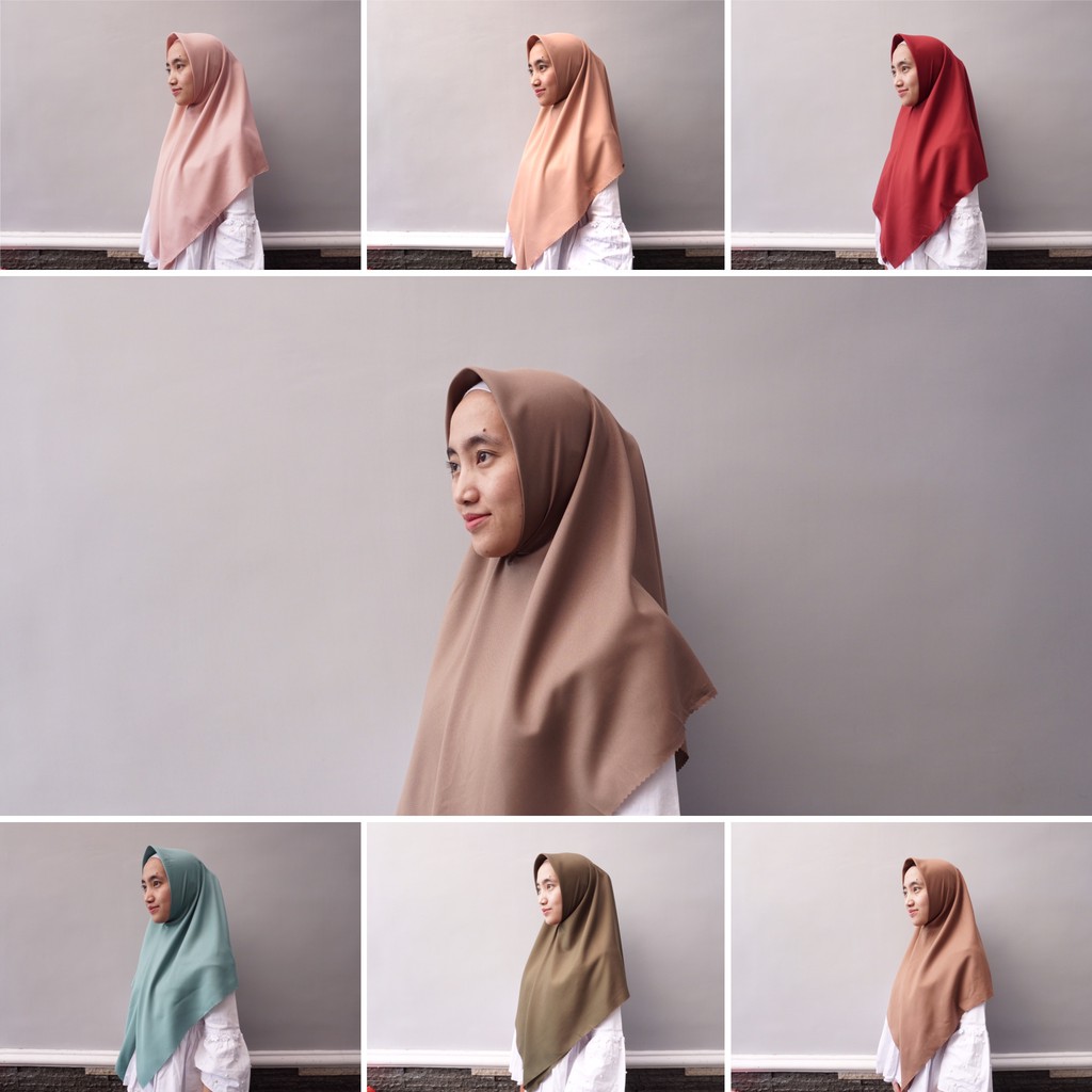 Ningrum fashion muslim hijab segiempat kerudung square laser cut