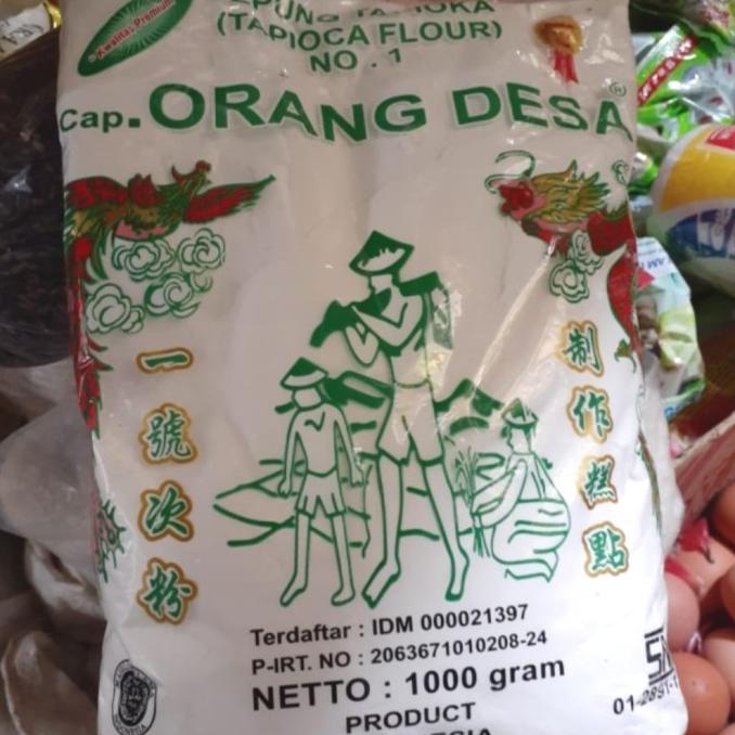 

#####] Tepung Tapioka Cap Orang Desa 1kg Sagu Tani Bumi Kencana 1kg