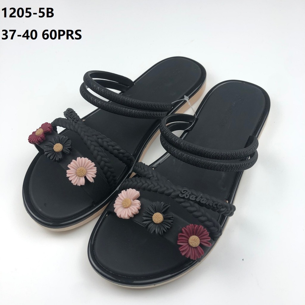 12.12 SALE SANDAL JELLY TALI IMPORT 1205 - 5 / Sandal Wanita Teplek