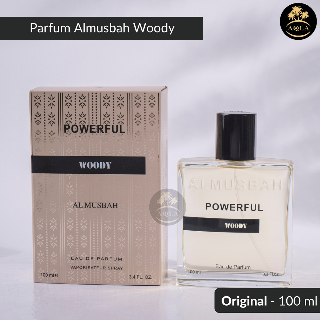 Al Musbah Powerful Woody Perfume EDP 100 ml / Minyak Wangi Saudi Asli