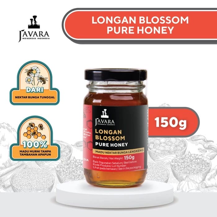 

Javara Longan Blossom Raw Honey - 150gr
