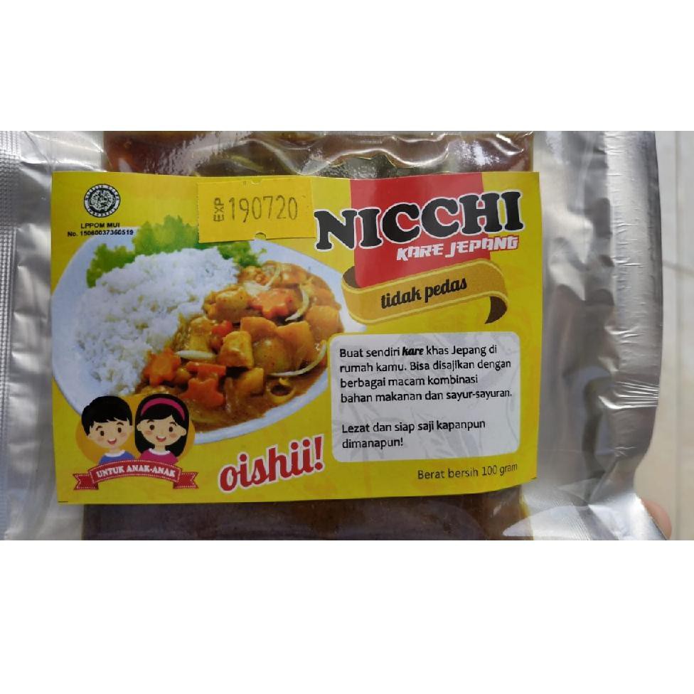 

pU7Code NICCHI kare Golden Curry HALAL 100g | Kare ala Jepang | NIcchi kare anak Bkn House SnB H8E6