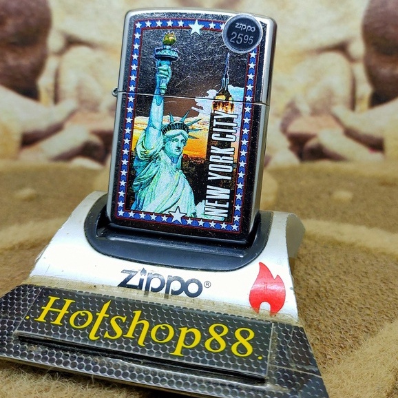 Zippo Original New York City 9767 Orange Seal