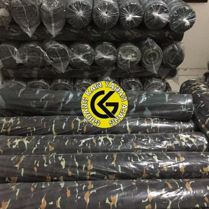 DISKON  KAIN DRILL TWILL MOTIF LORENG / CAMO