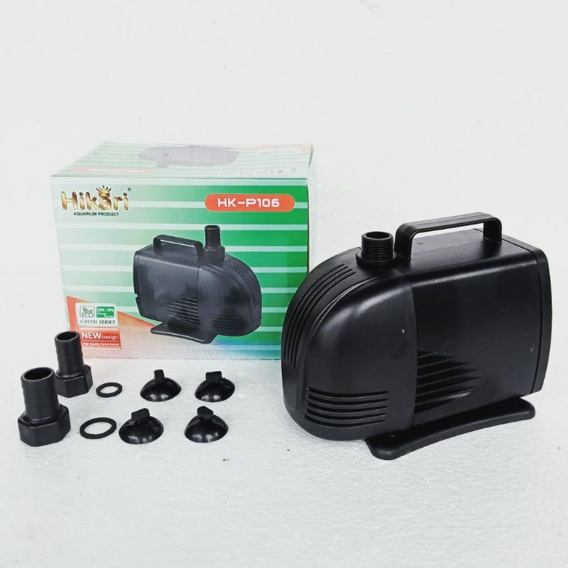 mesin pompa HIKARI HK P 106 waterpump submersible water pump submersible  kolam aquarium hidroponik filter antara 4000 sd 5000 Lph low watt