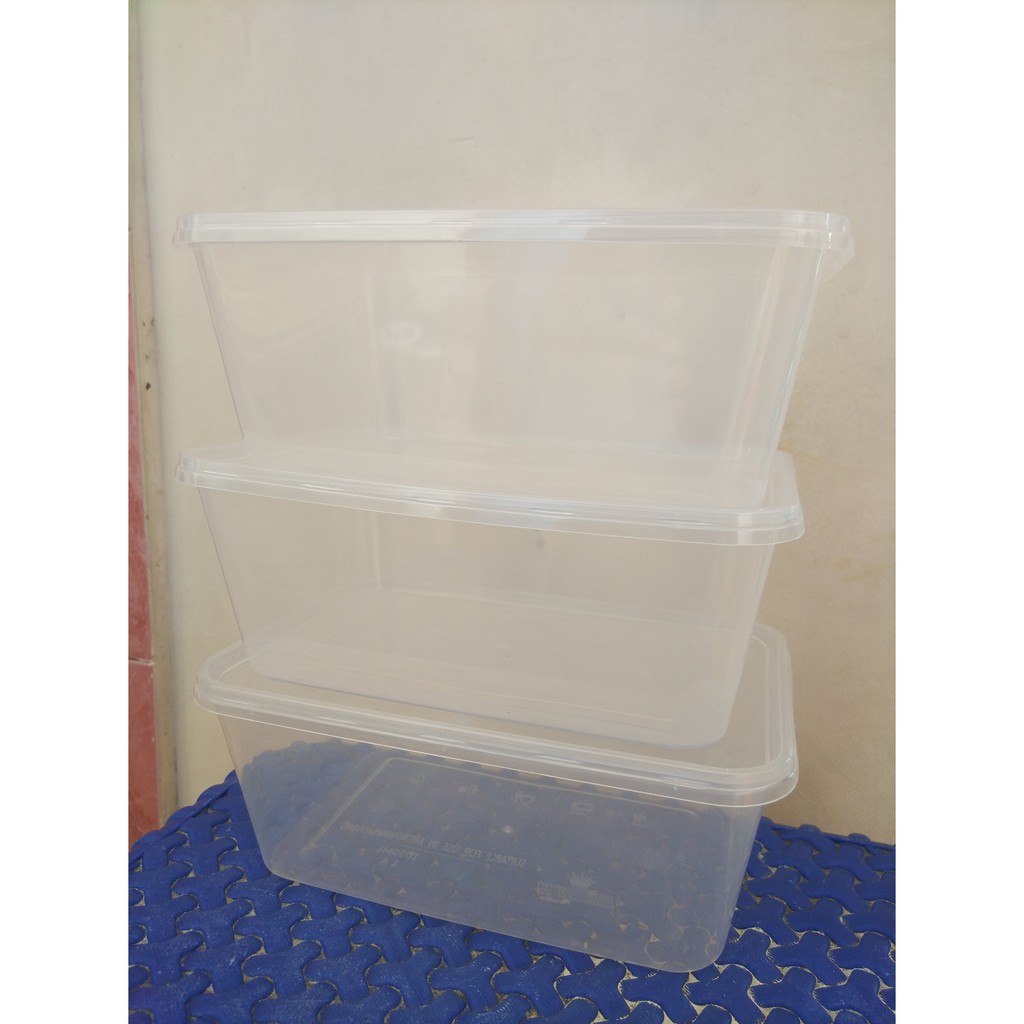 Kotak Plastik / Thinwall Kotak / Thinwall Container / Kotak Salad Buah