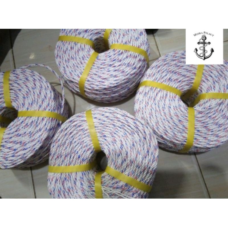 TALI TAMBANG PLASTIK 6 MM 50 METER / TALI TAMBANG PPD / TALI 6 MM 50 METER / TALI TAMBANG 50 METER 6MM