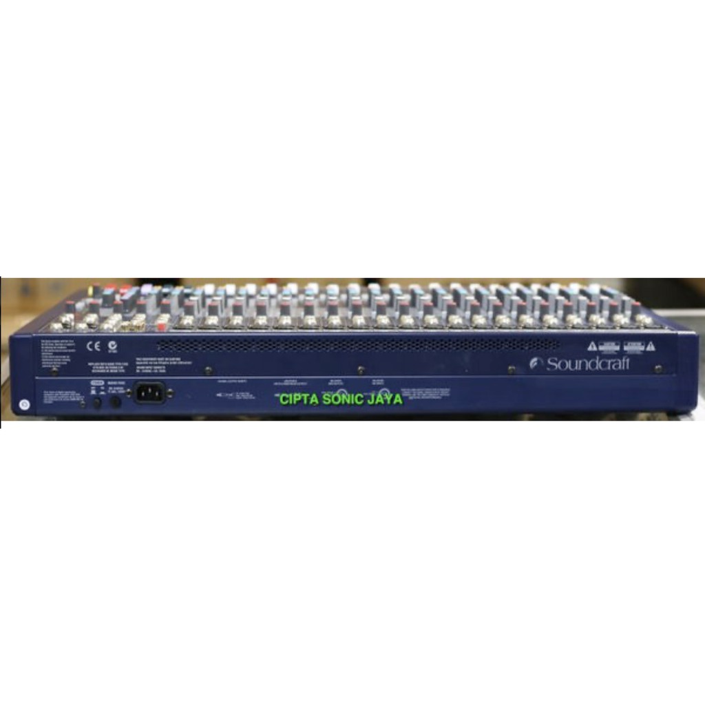 mixer soundcraft mfx 20 . mfx20
