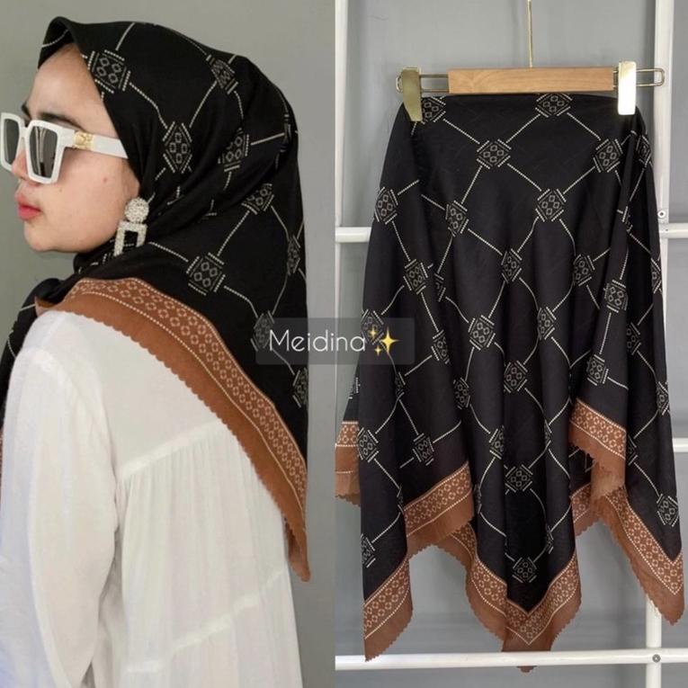 DENAY KW /  Voal MOTIF/ segi empat motif bunga / voal H/ Voal premium /Denay / segi empat motif ◦ Bi