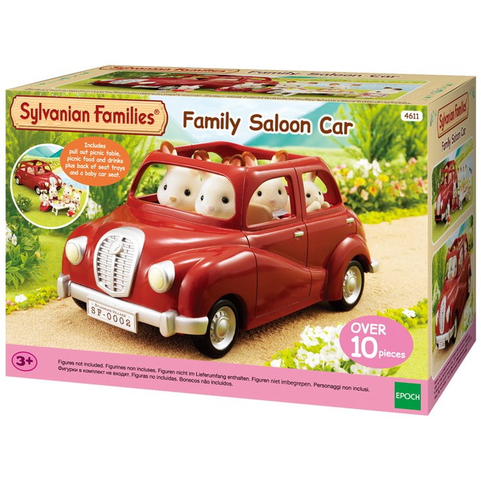 sylvanian families saloon car & picnic set