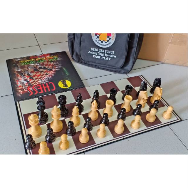 CATUR LIPAT PERCASI BIJI KAYU LIPAT 4 MURAH BAGUS