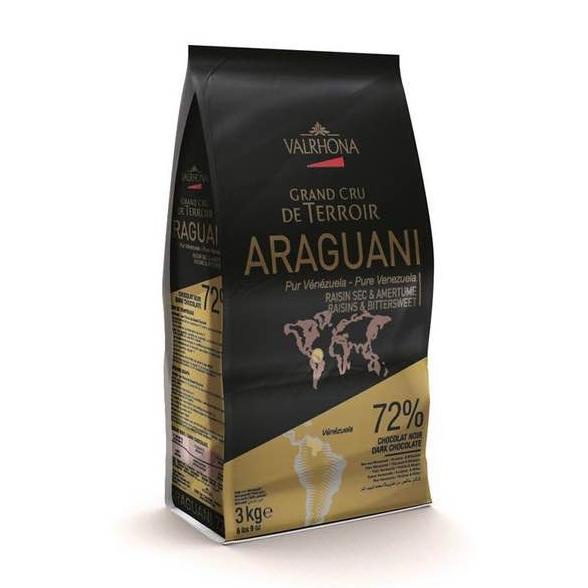 

Valrhona Araguani 72% Dark Chocolate 3kg ---NEW---