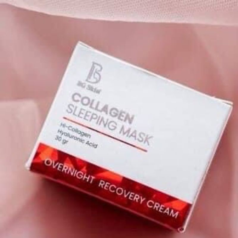 COLLAGEN SLEEPING MASK - BEAUTY GLOW - BG GLOW 100% ORI