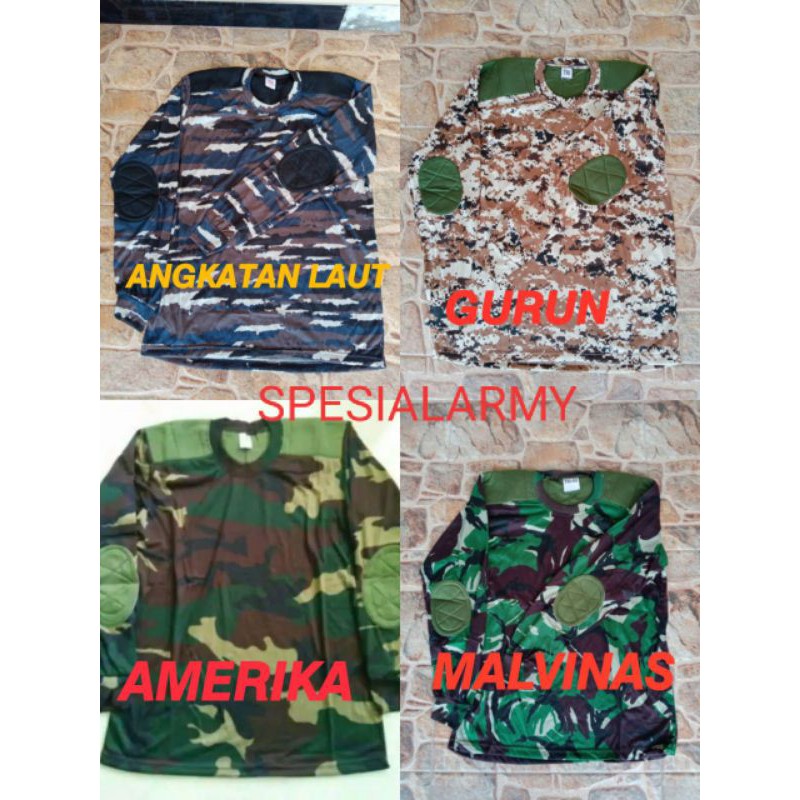 BP kaos loreng lengan panjang