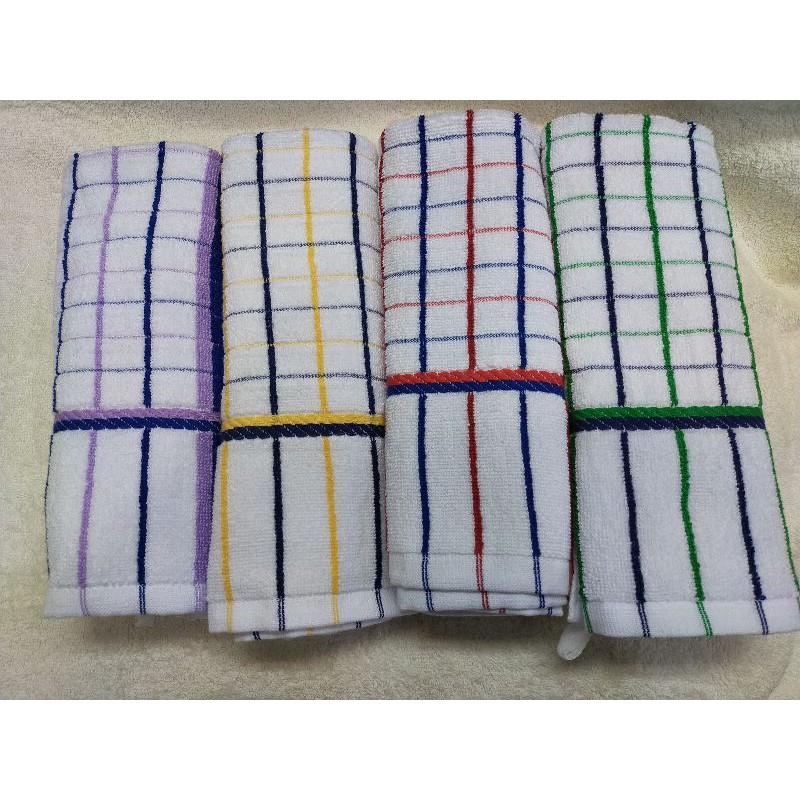 3 pcs serbet handuk kotak tebal