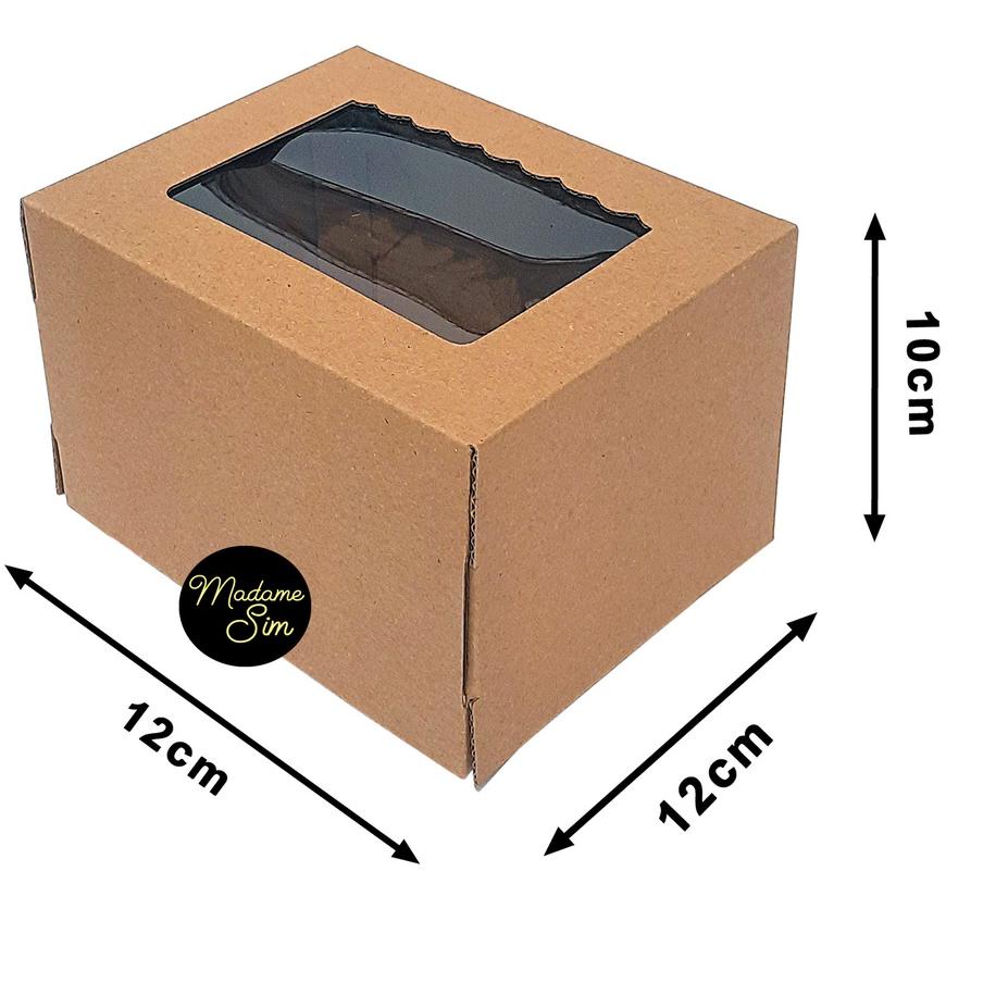 

Terbaik! KOTAK KUE - CAKE BOX 12 x 12 x 10 CM - MS-08 ISI 10 PCS ,,