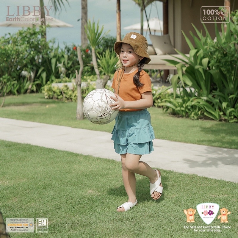 LIBBY LILO SKIRT -LIBBY EARTH COLORS LILO SKIRT /ROK ANAK MURAH