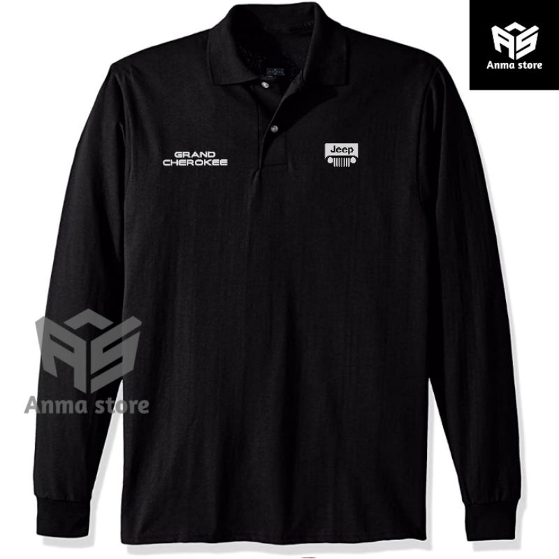 Kaos Kerah Polo shirt Lengan Panjang Jeep  Grand Cherokee