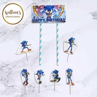  Hiasan  Kue  Cake Topper Birthday C1 Ultraman  Isi 7 Shopee 