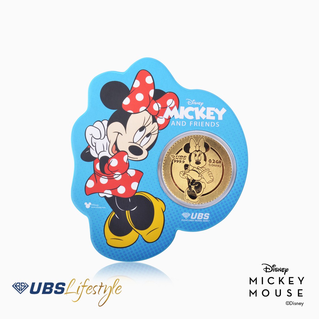 UBS Angpao Disney Minnie Mouse 0.2 Gram