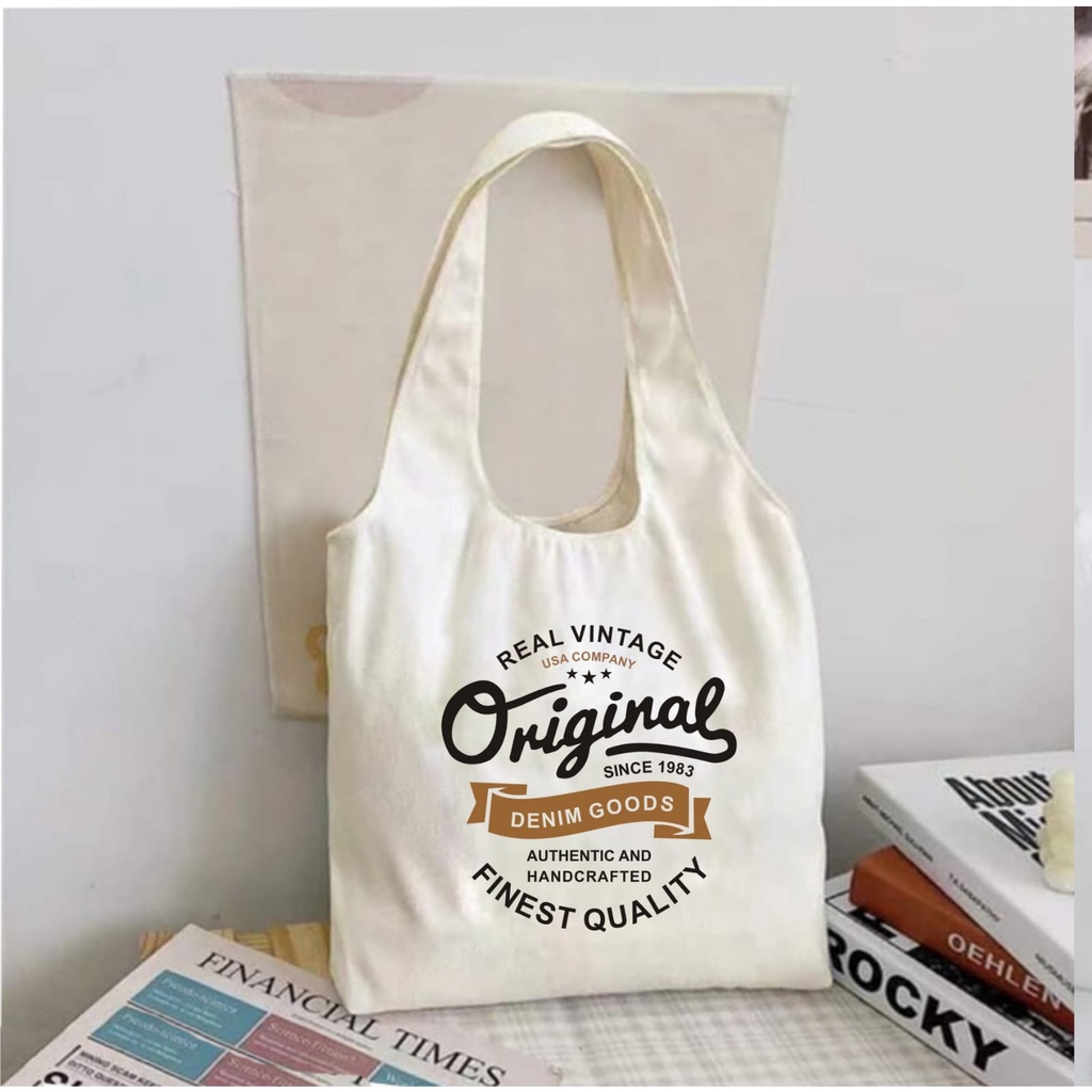 ( PEREKAT)TOTEBAG  AESTHETIC..TOTEBAG VINTAGE terbaru ( Toko Uci )