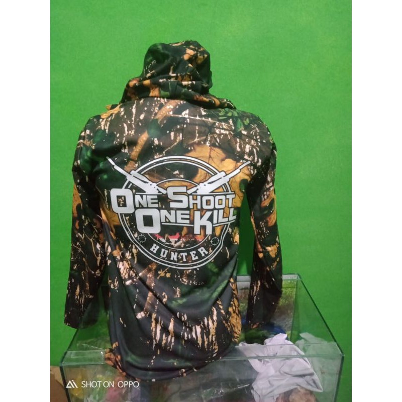 kaos hunting hodie lengan panjang...