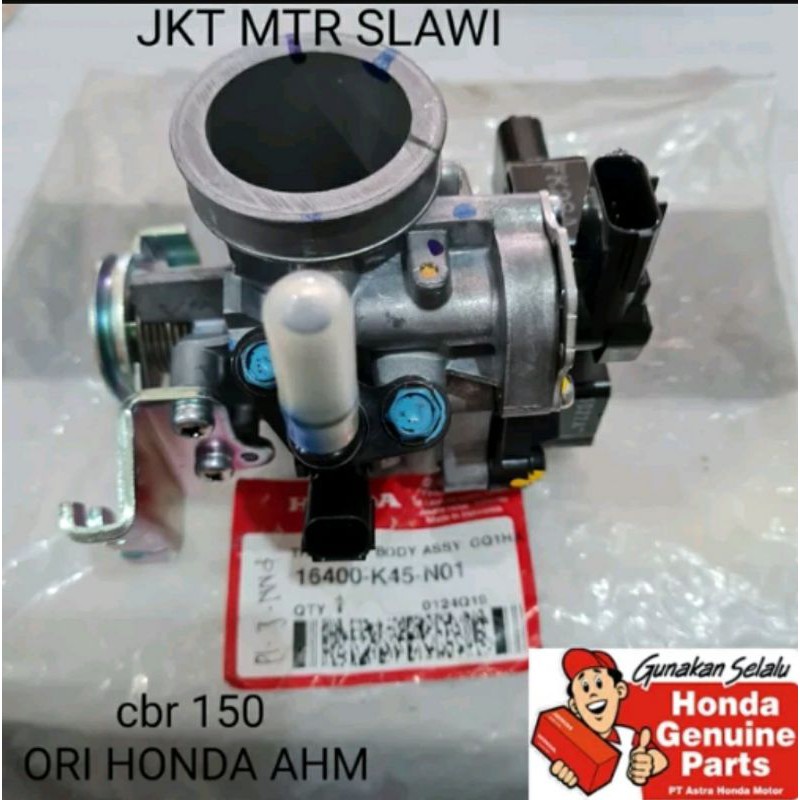 Throttle body cbr 150 ori honda ahm asli honda 16400 K45 N01