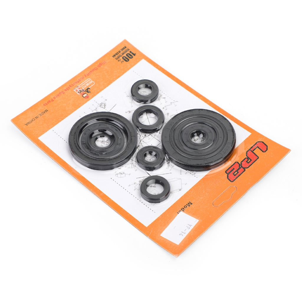 Areyourshop 10pcs Set Segel Oli Mesin Untuk For Honda Crf250R 2004 2009 Crf250X 2004 2017 Shopee Indonesia