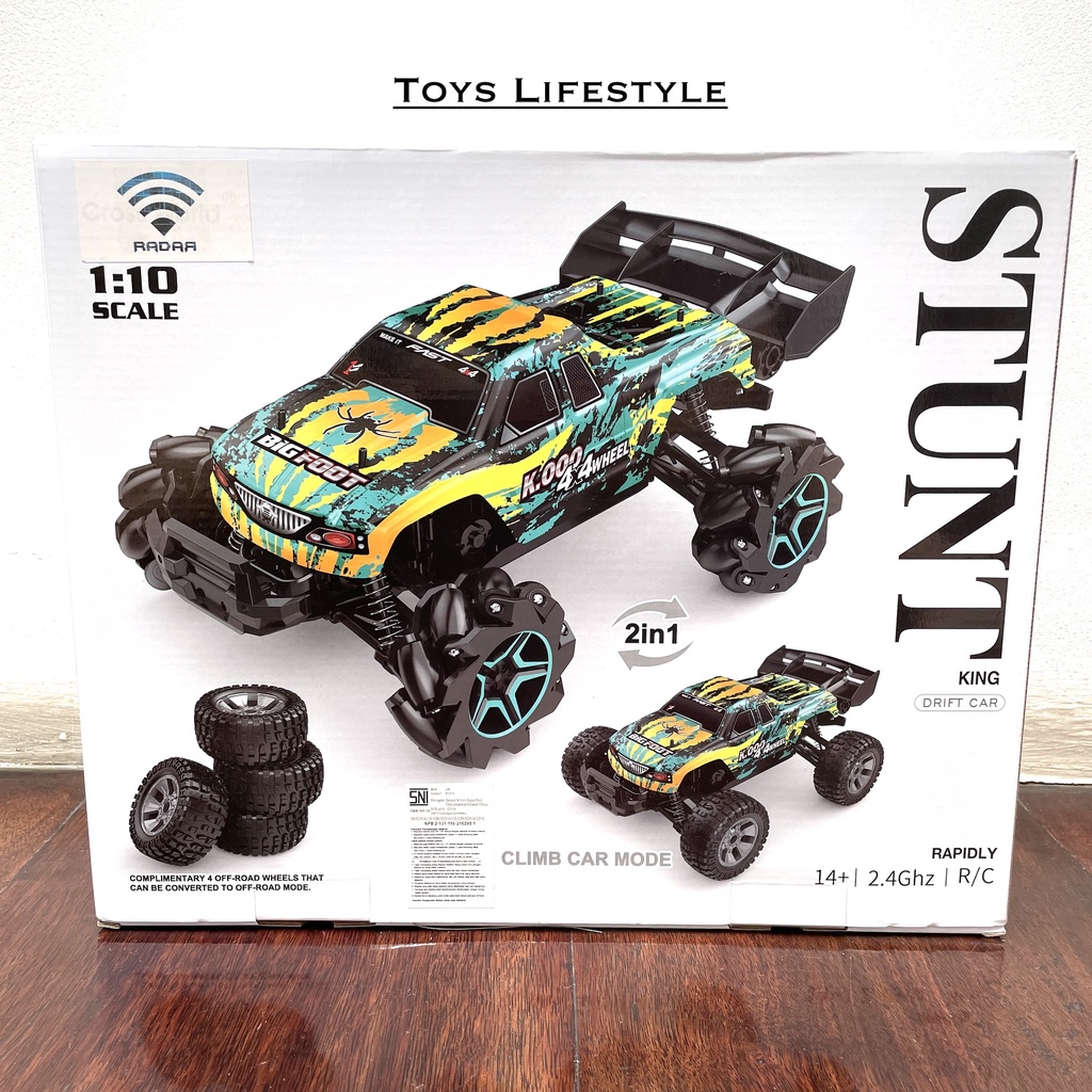 Mainan Mobil Remote Control Stunt King Drift Car 1:10 (4WD Full Propo)