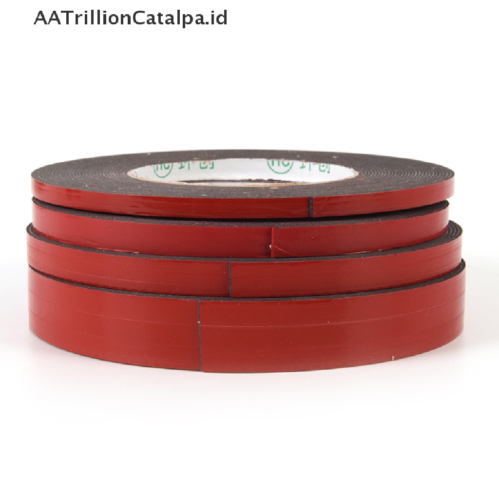 Aatrillioncatalpa Double Tape Kuat Permanen Panjang 10M Dengan Garis Merah