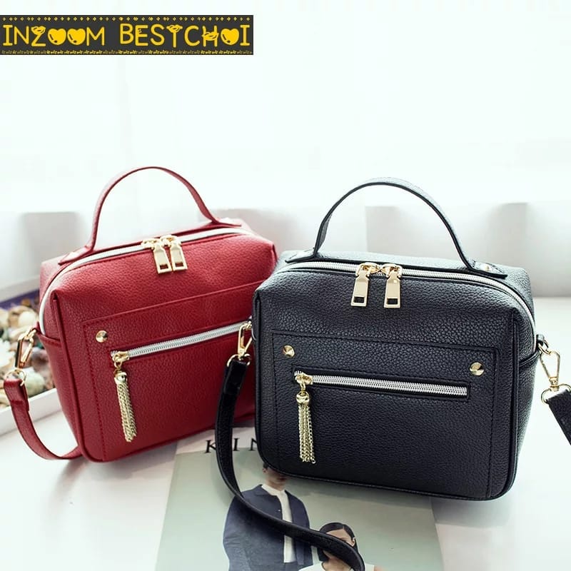 TAS PMDJ KOTAK TS068 - TAS SELEMPANG WANITA SLINGBAG MINI