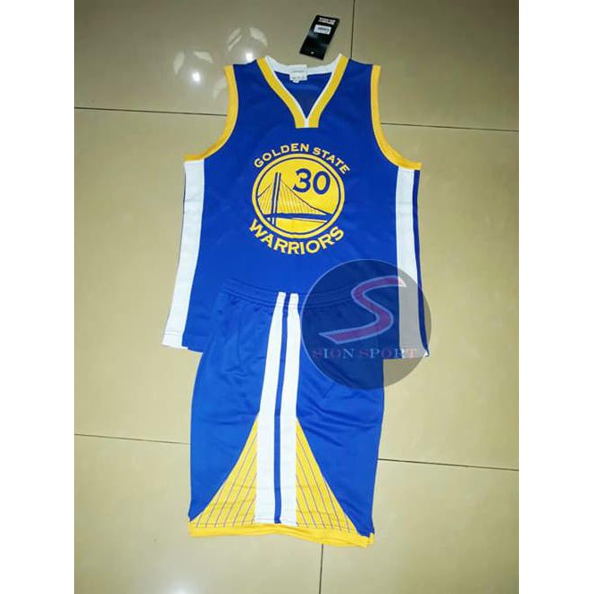 Setelan Jersey Baju Basket Nba Anak Impor - Gsw 30 Curry