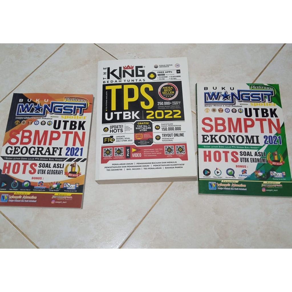 [PRELOVED] Buku TPS The King 2022 & Wangsit 2021