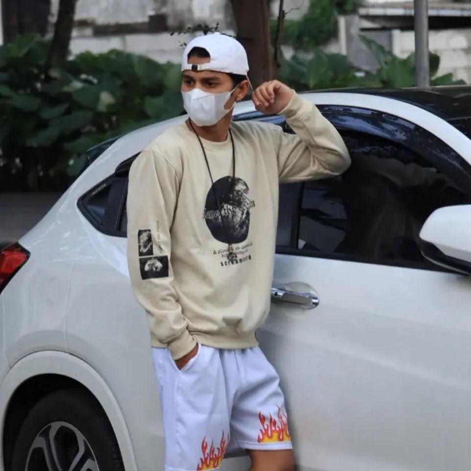 {DZA.21Jl22ᵁ} Sweater Crewneck Planet Moon Cream CN Distro Original / Switer Screamboar Zerothree Za