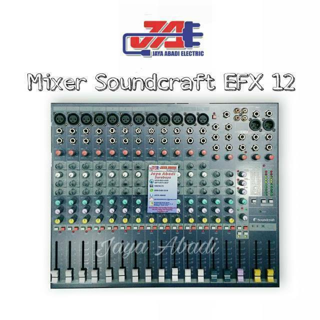 Mixer SOUNDCRAFT EFX 12 (12 Channel)