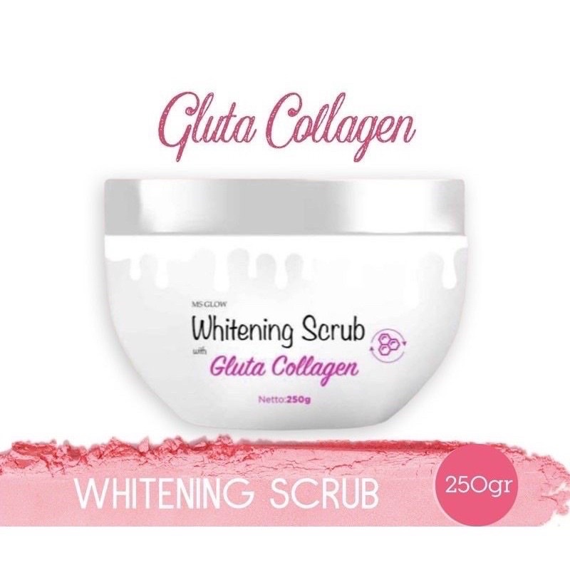 MS GLOW WHITENING SCRUB DAN WHITENING SOAP