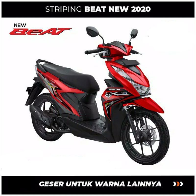 STRIPING/STICKER HONDA BEAT STREET NEW 2020/2021 DELUXE  FOX RACING
