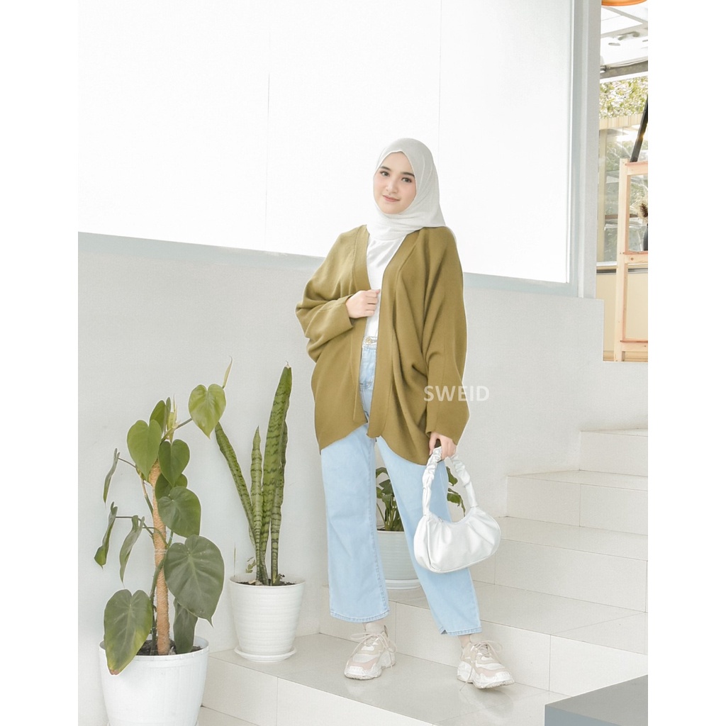 CARDAGAN OUVERSIZE RENA OUTER  WANITA EXPORT BY Paberik Radjoet X GALLERAJ.ID